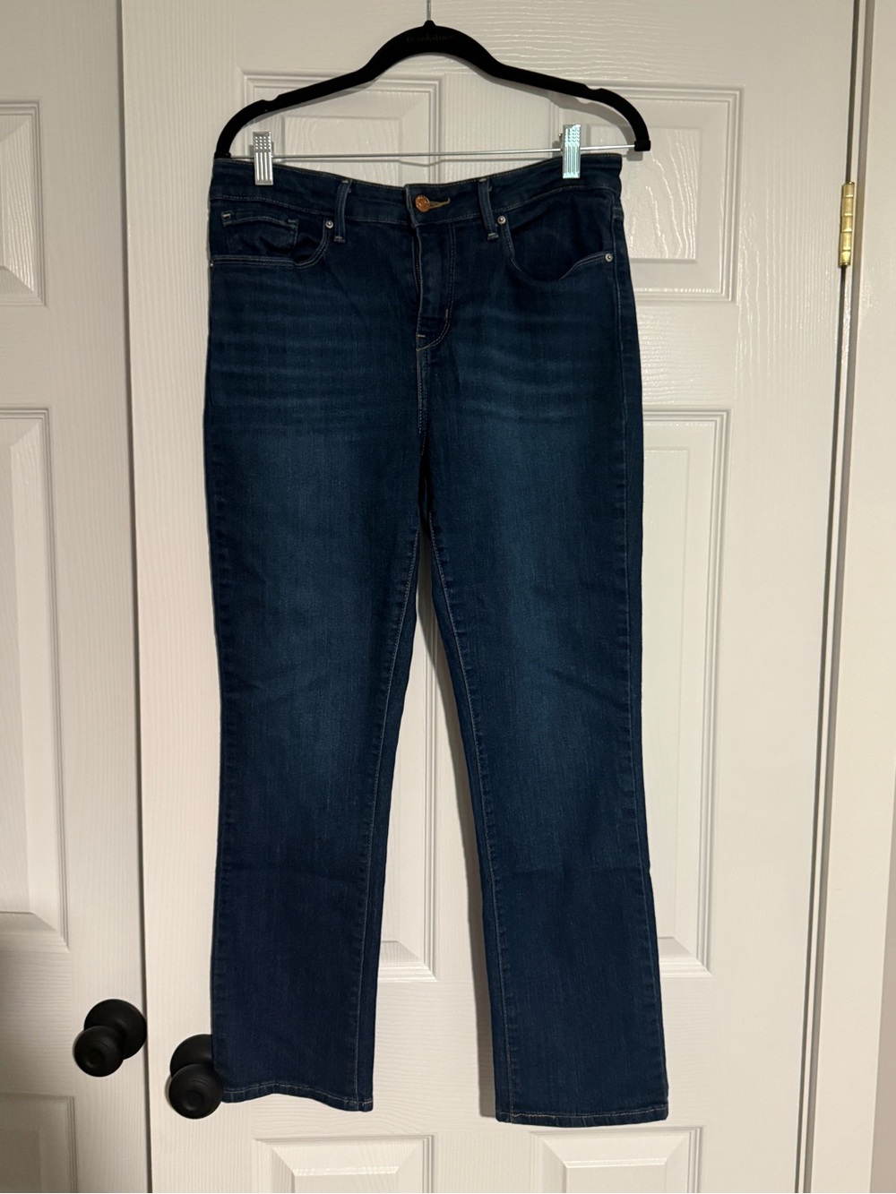 Levi's Dark Indigo Straight-Leg Women's Jeans